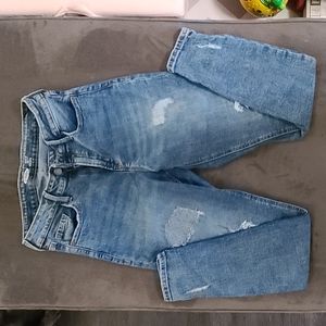 Old Navy High Waisted Distressed Skinny Jeans